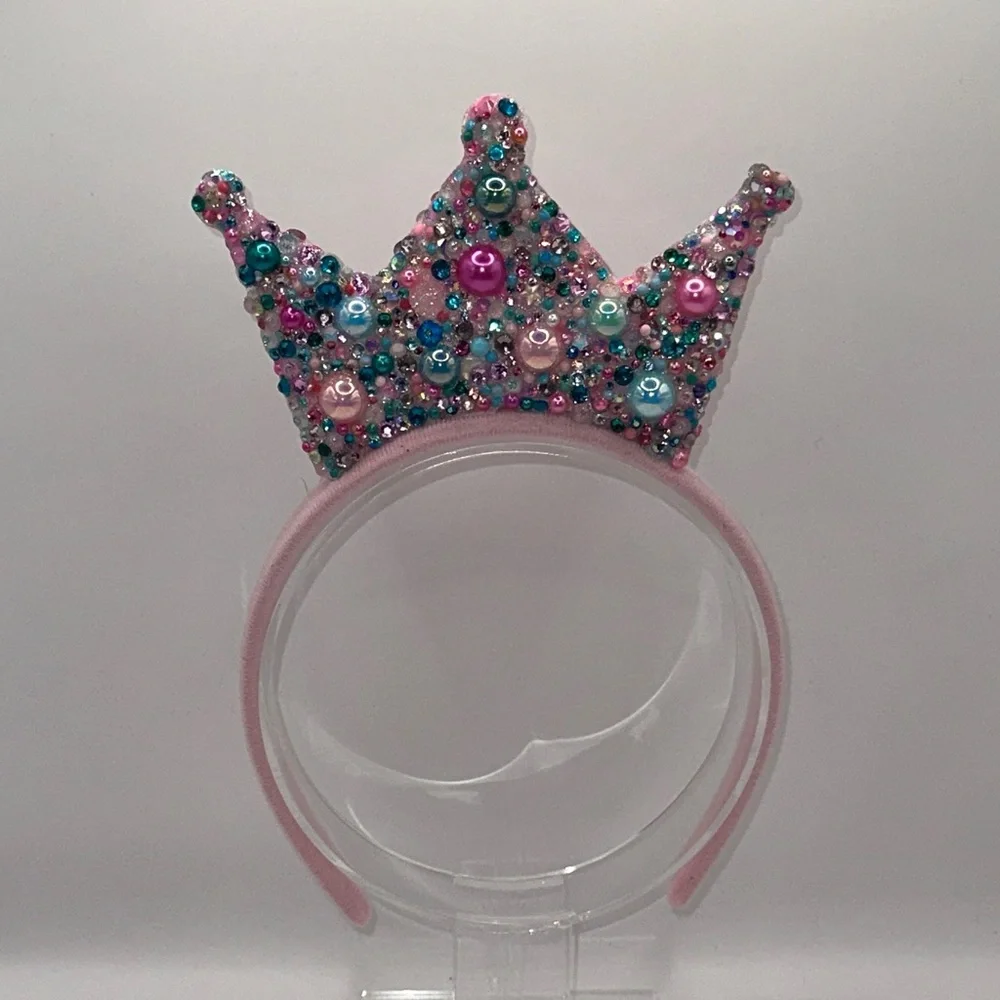 Princess Aurora Inspired Rhinestone Tiara Wand and Headband